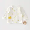 Roupas para Bebê Recém-Nascido Jingqi Meia-Calça Primavera e Outono Tops de Manga Longa de Algodão Puro Roupas de Monge para Bebês de 0 a Março