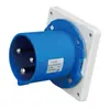 Novo Padrão Europeu IP44 À Prova D'água para Exterior 63A Conector de Tomada para Equipamentos Industriais de Aviação Plug Reto Embutido