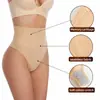 Fio Dental Fino para Comércio Exterior Calça Feminina com Levanta Bumbum Forte e Aperta Barriga com Corselete de Aço em Espinha de Peixe Cintura Média-Alta Modeladora