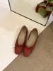 Recién llegado: Zapatos Planos para Mujer que Aumentan la Altura, Puntera Cuadrada, Moño, Estilo Francés Primavera/Verano 2026, Suaves y Elegantes, Perfectos con Faldas