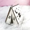 Tienda de campaña de madera para camping de Amazon decoración navideña para el hogar juguete graffiti DIY manualidades hechas a mano regalo de vacaciones
