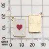 Accesorios para Joyería DIY, Colgantes Pequeños de Aleación Esmaltada, Colgantes de Anime Serie Alicia, Colgantes para Pulsera y Collar
