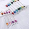 Llavero Creativo de Cuentas Hecho a Mano con Gradiente de Colores Colgante Accesorios Multicolor Opcional Bastón de Cuentas DIY Venta al por Mayor