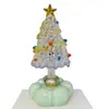 10.5cm Base Giratoria de Cerámica Jingdezhen Adorno de Árbol de Navidad Manualidades de Vidrio Cerámicas Navideñas
