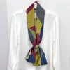 Lenço de celebridade online pequeno e longo de verão fino proteção solar moda estilo coreano estilo ins lenço estilo ocidental bai combinando fita de proteção para o pescoço