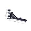 Soporte plegable para teclado sin perforaciones, soporte de almacenamiento, estante de almacenamiento, soporte de extensión escrito laminado, precio al por mayor
