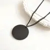 Moda Precio Especial Nuevo Estilo Geométrico Versátil Alta Calidad Conservación del Color Cadena para Clavícula Collar de Acero Inoxidable para Mujeres Acero de Titanio