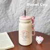 Taza de paja nueva, elegante y creativa, con infusor de té, gran capacidad, diseño simple, fácil de transportar y adecuada para mujeres