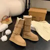 Primer Encuentro Ji Gray Botas de Nieve para Mujer 2026 Invierno Nuevo Estilo Suela Gruesa Aumento de Altura Interior Con Forro de Terciopelo Espeso Zapatos de Algodón para Nieve para Mujer
