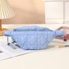 Bolso de Hombro Estilo Ins Lazy Bordado Acolchado Plisado Bolso de Pecho 2025 Simple Trendy Bolso Nube de Burbujas Bolso Estilo Occidental