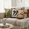 Cojines Decorativos para Sofá con un Estilo Vintage de Alta Gama, Cojines de Arte Melard, Fundas de Almohada para Cabecero con Ilustración Floral Retro, Venta al por Mayor