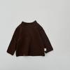 Camiseta Interior para Bebé, Camiseta de Algodón de Manga Larga para Otoño e Invierno, Ropa Interior Suave y Acogedora de Cuello Semi-Alto, Atuendo de Otoño, Ropa Versátil para Bebé