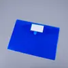 Bolsa de Archivo de Velcro al por Mayor de Fábrica Color Bolsa de Archivo de Información para Estudiantes Bolsa de Velcro para Negocios Cierre Mágico Bolsa de Papelería