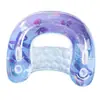 Transfronterizo en stock Celebridad de Internet Respaldo de Malla Hoja de Arce Sillón Reclinable Inflable Sofá de Agua Piscina para Adultos Fila Flotante Hojas Cama Flotante