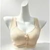 Sutiã Esportivo Plus Size com Fecho Frontal para Mulheres, Fino, Confortável, Respirável, Sustentação, Anti-Queda