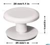 Fecho de Bolsa Eva Fivela de Bolsa de Praia Fivela Fixa Dois Tipos de Fivelas Fivela Não Abre 28mm Fivela de Rosca 27mm Malas Caixa de Presente