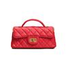 Bolsa Pequena Bordada Matelassê Bolsa Feminina 2025 Novo Estilo Bolsa Quadrada Pequena de Mão Bolsa Transversal de Ombro Pequena Estilosa Estilo Chanel com Corrente