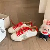 Tênis de Treino Alemão para Mulheres com Aumento de Altura de 6cm, Mesmo Estilo da Mãe do Grape, Tênis Esportivos Casuais Versáteis, Estilo Forrest Gump, Tênis Brancos Desgastados