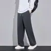 Pantalones de Terciopelo Plus Directo de Fábrica para Hombre Caída Otoño Invierno Adelgazantes Crujientes Modernos Casuales Pierna Recta Pantalones Largos Sueltos Hombre