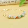 Pulsera Aiyu de Jade Natural Birmano Grado a para Mujer Joyería Vintage al Por Mayor Dropshipping S3120710