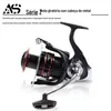 Como Carretilha de Pesca Spinning Aoshark Série Z Totalmente em Metal com Cabeça de Metal, Núcleo de Metal, Carretilha para Pesca com Isca, Carretilha para Arremesso de Longa Distância, Carretilha para Vara de Pesca de Mar