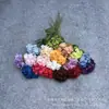 72 Piezas de Pétalos de Hortensia, Decoraciones Florales para Salón de Bodas Arregladas Densamente, Flores Artificiales, Flores Falsas, Flores Realistas para Decoración de Bodas