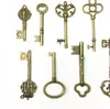 Llaves de Metal Creativas DIY Accesorios Vintage Hechos a Mano Llaves Vintage Accesorios para Llaves 9 Estilos en un Paquete