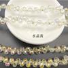 Contas Soltas de Cristal Xingtai Aurora Furo Horizontal Acessórios para Pulseira DIY Contas de Vidro Popular Cristal Fino Contas de Morango