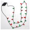 Enfeites de Natal Cool Lester Colar Luminoso com Luzes LED e Contas, Abacaxi Eletrogalvanizado, Colar de Natal
