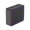 Altavoz Bluetooth inalámbrico impermeable IPX5 subwoofer de gran volumen luz LED colorida portátil para exteriores mini audio
