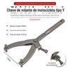 Chave de cartão fixa de volante em Y, placa de correia de motocicleta e scooter, ferramenta de desmontagem de embreagem de motor magnético de placa Puli