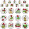Greene sus decoraciones navideñas Grinch decoración colgante para árbol de Navidad tema enano verde de invierno pastel de Navidad