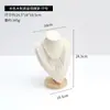 Mannequin de pescoço modelo de pescoço produto de pescoço retrato decoração suporte de exibição de colar adereços de joalheria suporte de exibição de joias barraca de decoração suporte de barraca