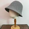 Sombrero de pescador reversible, sombrero de cubo tejido, diseño de tejido calado, doble uso, hace que la cara se vea más pequeña, protección solar, sombrero versátil para mujer