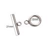 Hebilla de langosta de un solo anillo de acero inoxidable, hebilla de resorte, cuentas de posicionamiento, 9 pines, cuentas para pulsera, collar, accesorios, cuentas redondas