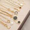 2026 Nuevo Collar de Acero de Titanio para Mujer, Cadena Larga de Suéter de Moda de Nicho de Lujo Ligero de Gama Alta para Otoño e Invierno, Joyería de Acero Inoxidable