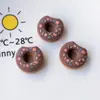 Biscoito Donut Café Urso Capa de Celular Acessórios de Resina Material DIY Atacado Grão de Café Adesivos de Geladeira Fofo