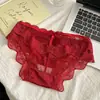 Ventas Directas de Fábrica Superventas Transfronteriza Sexy Calado con Cordones Lazo de Niña Tanga Fina de Tiro Bajo Ropa Interior para Mujer