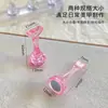 Herramienta para Uñas de Arte Soporte para Uñas de Práctica Acrílico Elevado Hielo Transparente Pieza de Ajedrez con Imán Soporte para Uñas Soporte de Exhibición de Uñas Portátil