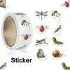 Calcomanías de Animales para Niños, Etiquetas Autoadhesivas, Calcomanías de Sellado, Suministros de Estímulo para Maestros de Jardín de Niños