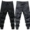 Moda Marca Casual Macacão Masculino Primavera e Outono Moda Marca Loose Solid Color Calças Calças Masculinas Americanas Casual