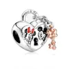 Panjia nuevo aleación Diamante agujero grande pulsera de cuentas accesorios personalidad DIY Punto de Amor taladro Oruga cuentas sueltas
