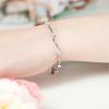 Pulseira de Bambu Prata Imitação Mais Vendida Feminina Estilo Coreano Moda Pulseira de Bambu Presente de Aniversário Dia dos Namorados Dropshipping