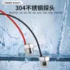 Sensor de alarma de nivel de agua, alarma sonora y luminosa de alto decibelio por desbordamiento y falta de agua, dispositivo de recordatorio para torre de agua y tanque de agua 220v