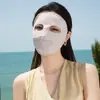 Mascarilla de Protección Solar Facial Completa de Tamaño Grande para Mujer, Parasol de Verano, Protección UV, Mascarilla Oversize, Mascarilla Facial Transpirable para Uso Postoperatorio