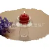 Vela criativa simples moderna de homem soprando em forma de cogumelo novo artesanato para casa ornamentos de vela de vidro transparente
