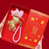 Shuibei Venda Quente Ouro Puro 999 Pingentes de Bolsa Desenho Animado Presente Pingentes Atacado