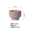 Transfronterizo Nórdico Dropshipping Decoración Interior para el Hogar Artesanías Portavelas Contenedor de Velas Taza para Velas de Aromaterapia de Cemento