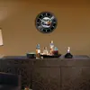 Relógio de parede artesanal de luxo moderno decoração de parede de trem relógio de parede moderno relógio de parede de disco de vinil atacado e varejo