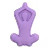 Sapatos de Yoga Mais Vendidos no Exterior, Tamancos em Formato de Flor, Acessórios DIY, Fivelas de Sapato Destacáveis de Borracha Macia PVC, Acessórios de Decoração para Sapatos de Praia
